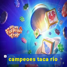 campeoes taca rio